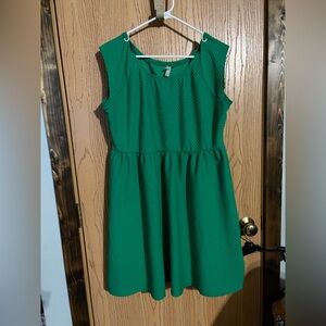 Xhilaration Vibrant Green Casual Kids Dress